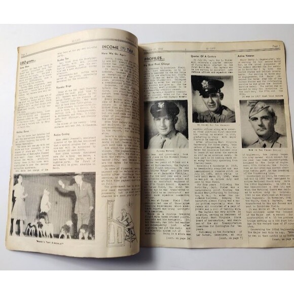 RARE FIND 4 Hi-Life Newspapers Hendricks Field 1944 Vintage Original Magazines - Picture 11 of 14
